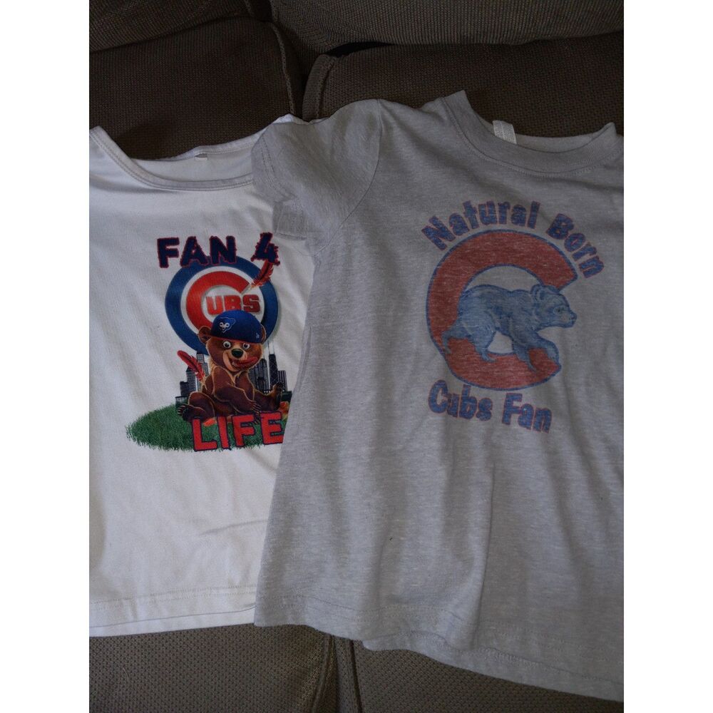Kids Cubs shirts both 4T